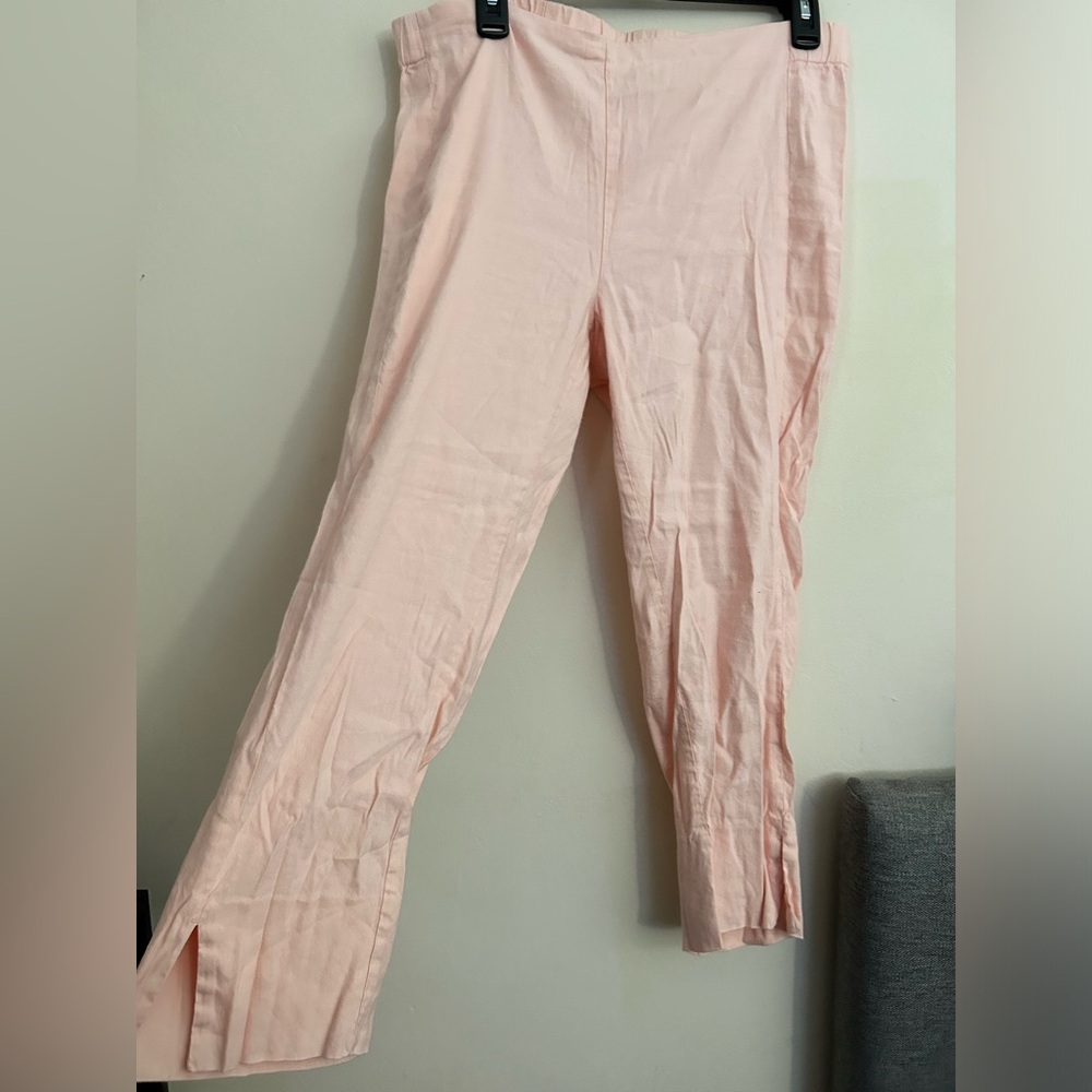 Pink Linen Pants